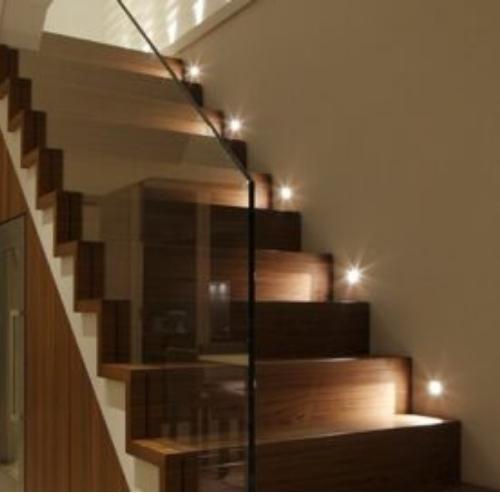 Luminaria Cortesia Luna Media 1W 3K Blanco Cálido - Wattko